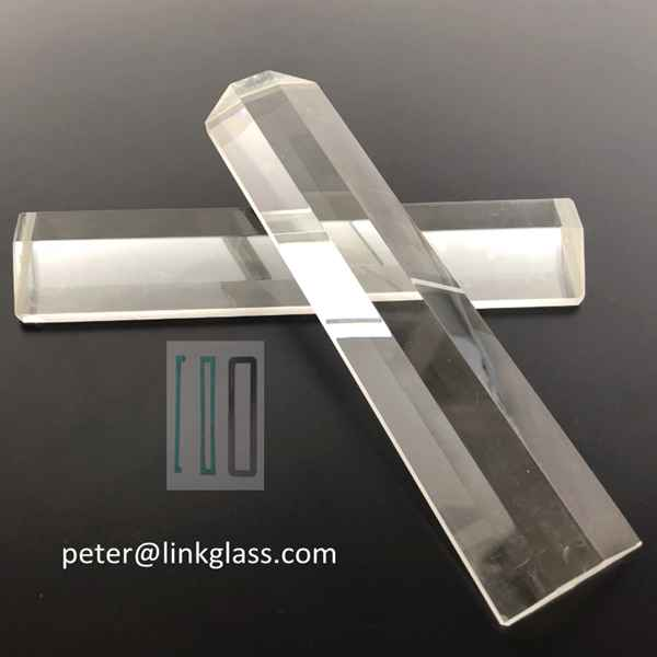 level gauge glass double-color water level gauge glass prism 216*50*22mm trapezoidal glass plate liquid level gauge high temperature resistant glass -https://www.sightglasstube.com