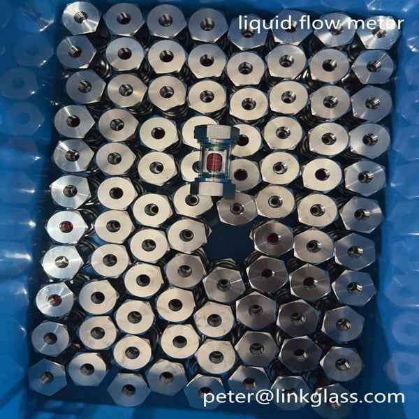 liquid flow indicator oil flow sight glass