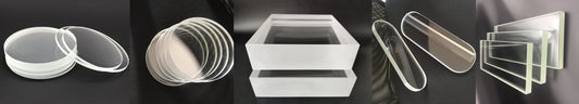 Quartz glass disc for sight glass