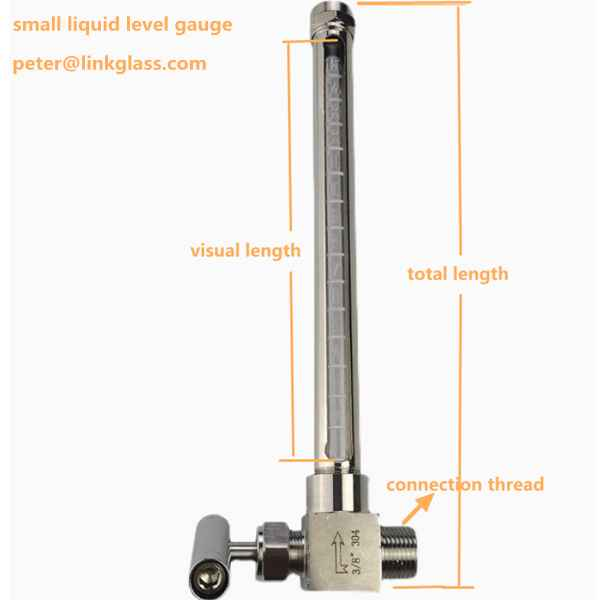 L small liquid level gauge level indicator -https://www.sightglasstube.com