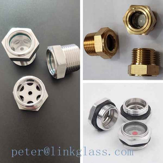 Oil sight glass liquid level gauges liquid indicators -https://www.sightglasstube.com